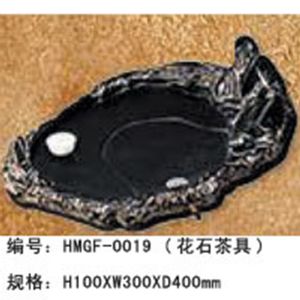 Flower stone tea set